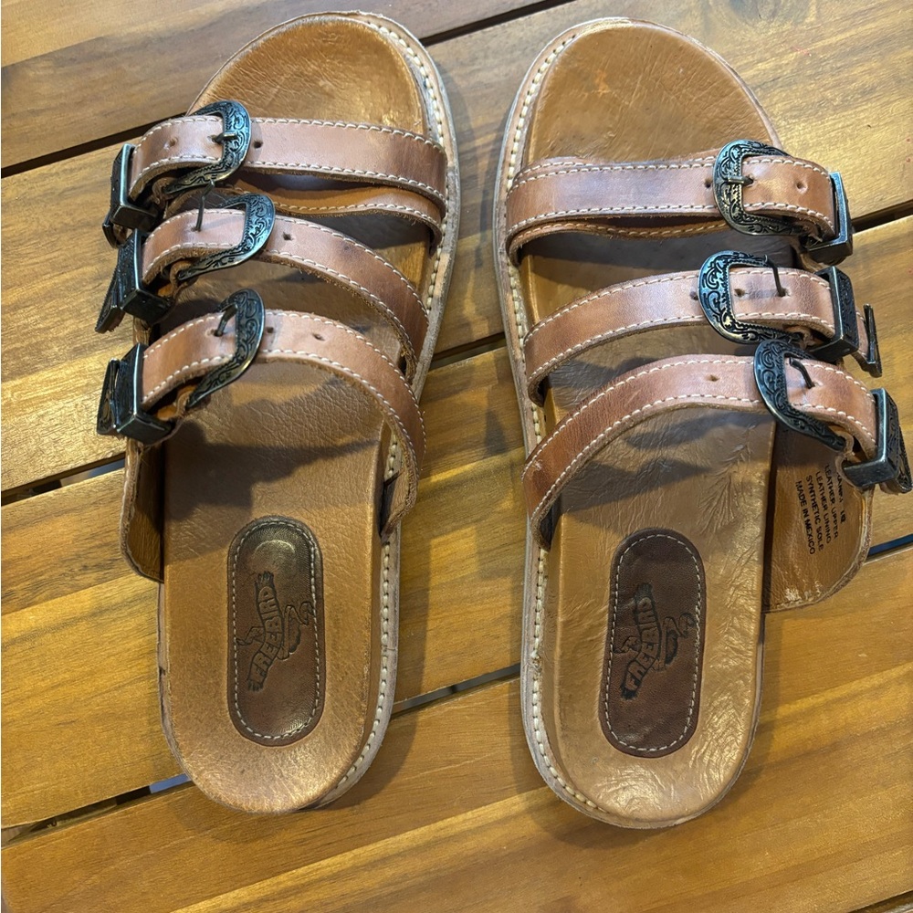 Freebird Sandals Franki Brown Women's Size 10